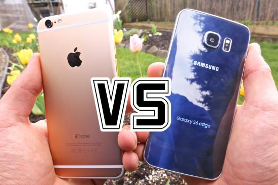 مقارنة بين الـ iPhone 6 و Galaxy S6 Edge