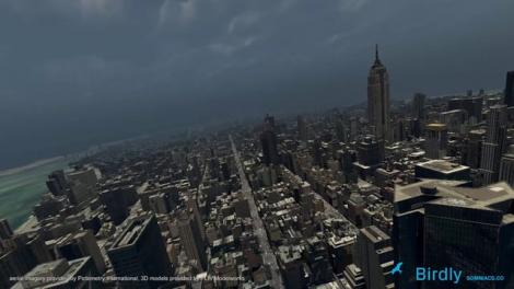 الطيران فوق نيويورك بواسطة Birdly للطيران بالواقع الافتراضي